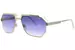 Cazal 790/3 Sunglasses Men's Pilot - Gold/Crystal/Blue Gradient-003