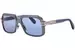 Cazal Legends Limited Edition 607/3 Sunglasses Square Shape - Palladium/Silver/Blue Anti-Reflection-802