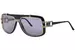 Cazal Legends Men's 661/3 Sunglasses - Glossy Black/Gold/Grey - 001