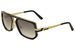 Cazal Legends Men's 662/3 001SG Black/Gold Sunglasses 60mm