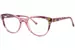 CCS by Coco Song CCS268.01-09 Eyeglasses Women's Full Rim Cat Eye - 24K Gold Inserts/Blue/Purple-C3
