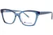 Champion CU Luelle Eyeglasses Women's Full Rim Cat Eye - Crystal Teal-C03