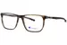 Champion CU Retain 100 Eyeglasses Men's Full Rim Rectangle Shape - Brown Horn-C02