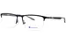 Champion CU Rouse Eyeglasses Men's Semi Rim Rectangle Shape - Matte Navy-C03
