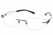 Charmant Line Art Eyeglasses XL2063 XL/2063 Rimless Optical Frame