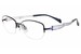 Charmant Line Art Eyeglasses XL2076 XL/2076 Titanium Half Rim Optical Frame