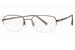 Charmant Men's Eyeglasses TI8166 TI/8166 Half Rim Optical Frames