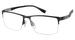 Charmant Perfect Comfort Eyeglasses TI/12308X Titanium Half Rim Optical Frame