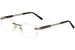 Charriol Men's Eyeglasses PC 7447A 7447/A Rimless Optical Frame