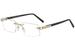 Charriol Men's Eyeglasses PC75005 PC/75005 Rimless Optical Frame