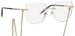 Chopard IKCHG25 Titanium Eyeglasses Women's Rimless w/Chain