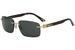 Chopard Men's SCHA56 SCHA/56 Fashion Rectangle Polarized Sunglasses