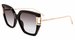 Chopard SCH378M Sunglasses Women's - Black Super Black/Grey Gradient BLKX
