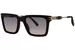 Chopard SCH411 Sunglasses Men's Square Shape - Black/Smoke Gradient-700Z