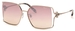 Chopard SCHG68S Sunglasses Women's Square Shape