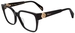 Chopard VCH324S Titanium Eyeglasses Women's Full Rim Square Shape