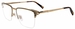Chopard VCHL20 Eyeglasses Men's Semi Rim Square Shape