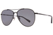 Coach CA575 HC7136 Sunglasses Men's Pilot - Satin Black/Dark-Gray Polarized Solid-939381