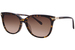 Coach CL926 HC8378U Sunglasses Women's Cat Eye - Dark Tortoise/Brown Gradient-512074