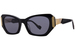 Coco And Breezy Clover Sunglasses Women's Cat Eye - Black/Gold-101
