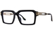 Coco and Breezy Meditation Eyeglasses Full Rim Rectangle Shape - Black/Gold-101