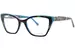 Coco Song Pink Horse Eyeglasses Women's Full Rim Square Shape