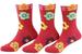 Country Kids Girl's 3-Pairs Daisy Crew Socks