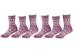 Country Kids Girl's 6-Pairs Flutterby Crew Socks