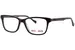 Demi Dash De-Laze Eyeglasses Youth Kids Boy's Full Rim Rectangle Shape - Brown Laminate
