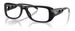 Diesel DL6010U Eyeglasses Full Rim Rectangle Shape - Transparent Crystal Solid Black-2001