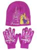 Disney Princess Girl's Beanie Hat & Gloves Set Sz. 4-7