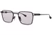 Dita Lineage.70 DTX206 Sunglasses Men's Square Shape - Black Iron/Shiny Silver/Grey Wash-01