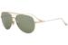 Dita Men's Flight-004 7804 18K Gold Fashion Pilot Titanium Sunglasses