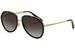 Dolce & Gabbana Women's DG2161 DG/2161 Fashion Pilot Sunglasses