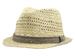 Dorfman Pacific Men's Fancy Weave Toyo Fedora Hat