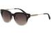 Dsquared2 Women's DQ0140 DQ/0140 Square Sunglasses - Black Crystal Gradient/Brown Gradient - 50F