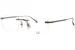 Dunhill DU0061O Eyeglasses Men's Rimless Rectangle Shape