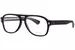 Eyevan Brett-E Eyeglasses Full Rim Pilot - Matte Piano Black-MPBK
