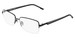 Flexon H6084 Eyeglasses Men's Semi Rim Rectangle Shape