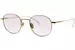 Gotti Precious Objects PO-01 Eyeglasses Full Rim Round Shape - 23K Gold Plated
