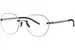 Gotti Prespective Loop Rim Eyeglasses Rimless - Silver S Mocca