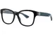 Gucci GG1340O Eyeglasses Women's Full Rim Square Shape - Black/Blue-011