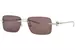 Gucci GG1703S Sunglasses Men's Rectangle Shape Rimless Style