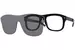 Gucci GG1712S Sunglasses Men's Square Shape w/Clip On
