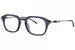 Gucci GG1891O Eyeglasses Men's Full Rim Rectangle Shape - Blue/Silver-004