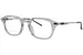 Gucci GG1891O Eyeglasses Men's Full Rim Rectangle Shape - Grey/Silver-003