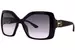 Gucci GG2015S Sunglasses Women's Square Shape - Black/Grey Gradient-001