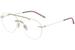 Gucci Men's Eyeglasses GG0398O GG/0398/O Rimless Optical Frame