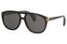 Gucci Men's Web GG0525S GG/0525/S Pilot Sunglasses