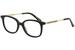 Gucci Women's Sensual Romantic Eyeglasses GG0202O GG/0202/O Optical Frame
